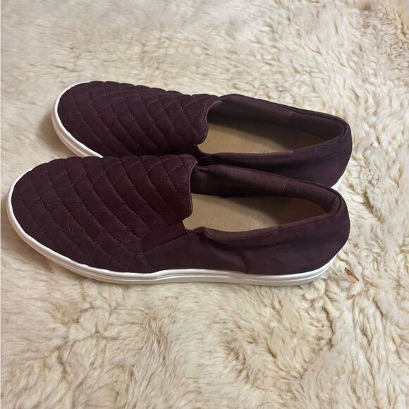 Lane Bryant Purple Quilted Slip Ons size 11.5 WIDE - Picture 4 of 8